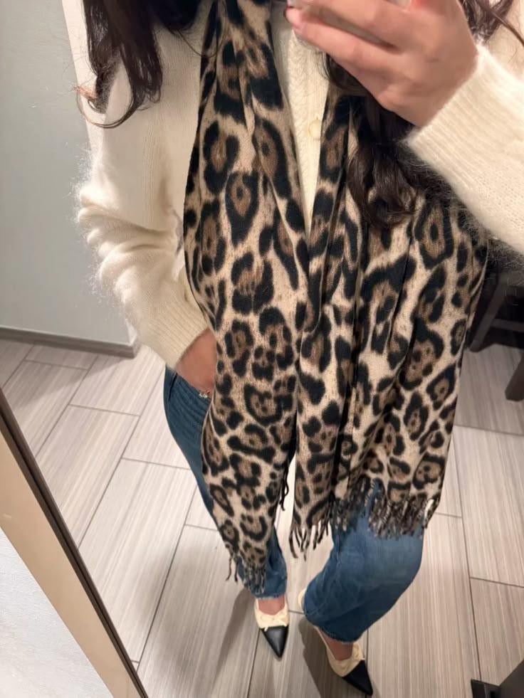 echarpe leopard 🐆
